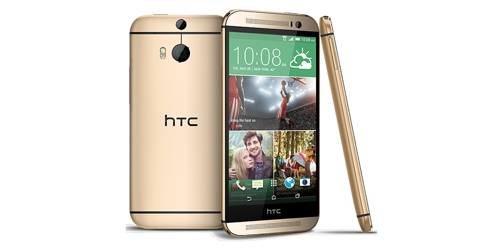 Mobilní telefon HTC Desire ONE M9 Gold, zlatý